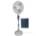 Rechargeable Solar Fan With Led Lighting 
